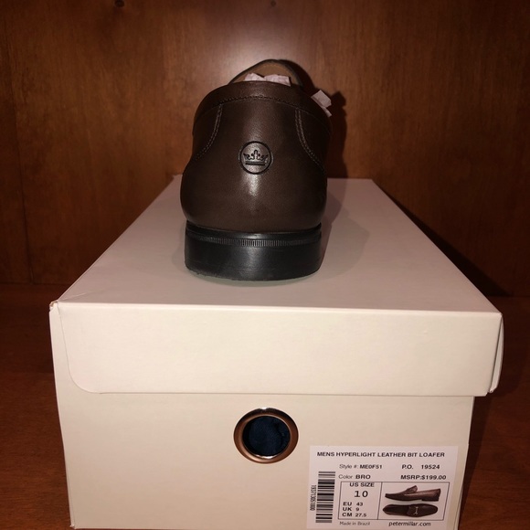 Peter Millar Hyperlight Leather Bit Loafer - Picture 3 of 7